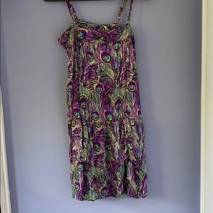 Fun and feathery mini dress